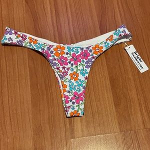 Bright Swimwear bali bottom in citrus floral